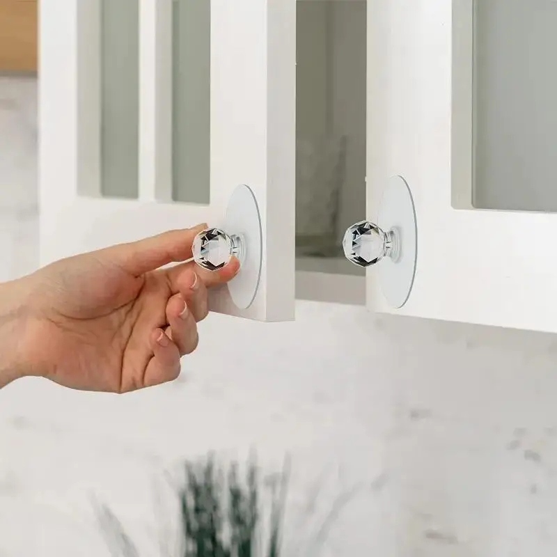 Furniture Hardware Knobs - Shimmering Crystal Door Knobs & Hooks