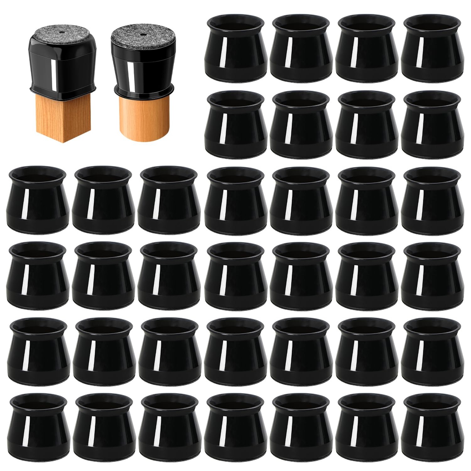 16 Pcs Chair Leg Floor Protect - Furniture Foot Pad 评论和价格