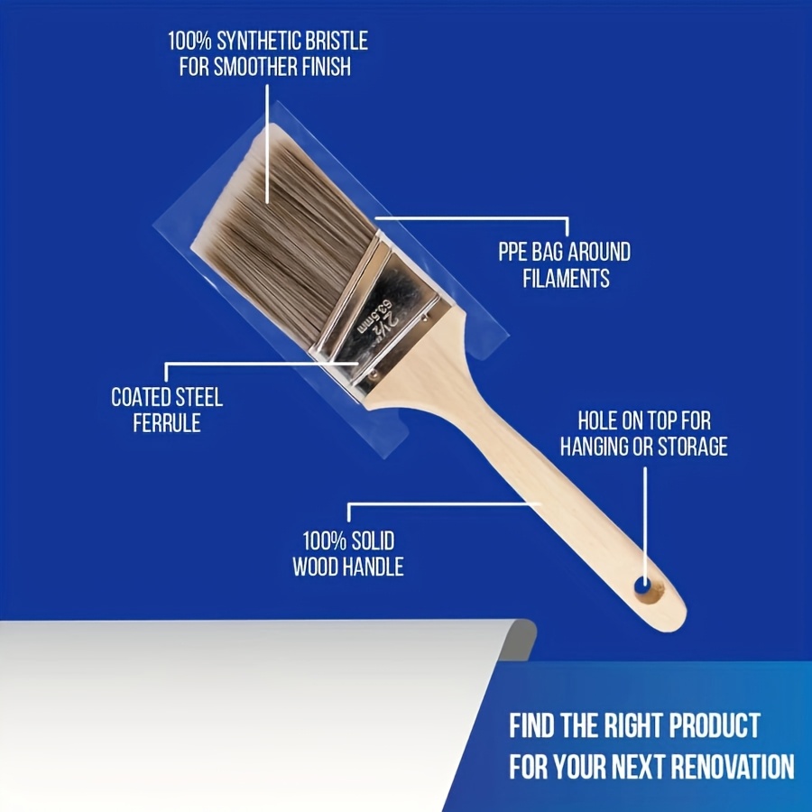 5Pcs High Quality Paint Brush  - Furniture Hardware Supplies 评论和价格