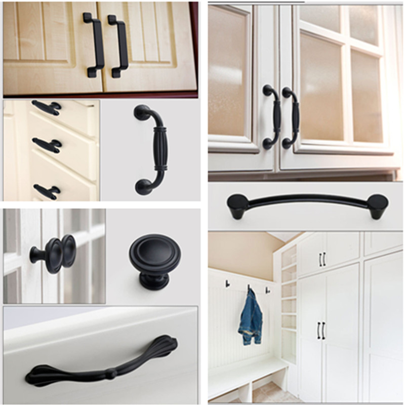 Black Handles for Furniture Ca - Furniture Hardware Restoration 评论和价格