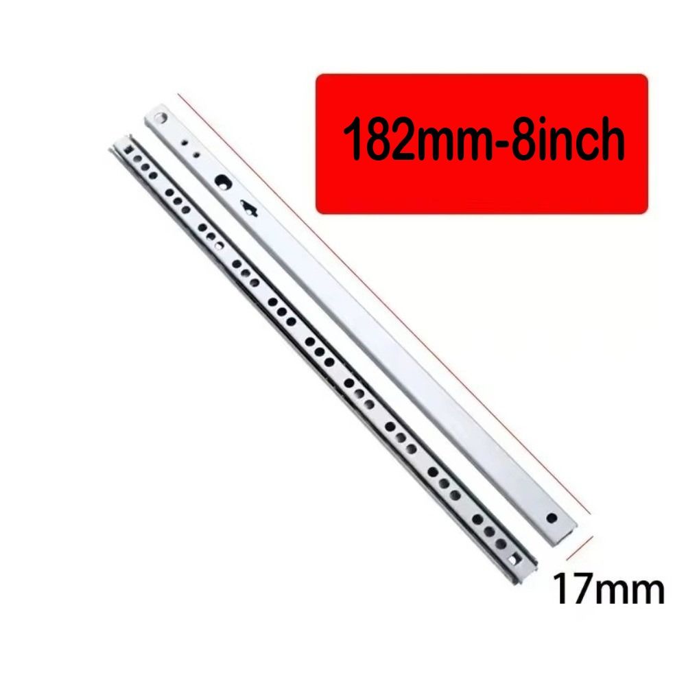 2PCS Smooth Glide Bearing Draw - Drawer Slide Pair 评论和价格