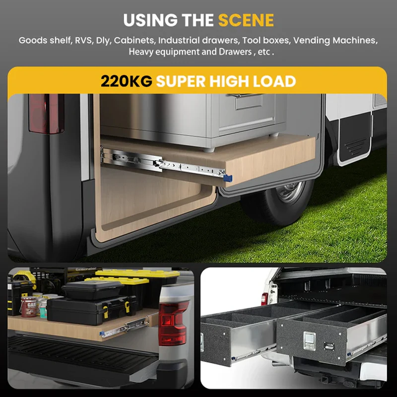 1 Pair Heavy Duty Drawer Slide - Drawer Slide Pair 评论和价格