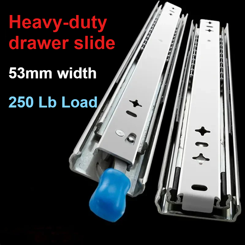 1 Pair 53mm Heavy Duty Drawer  - Drawer Slide Pair 评论和价格