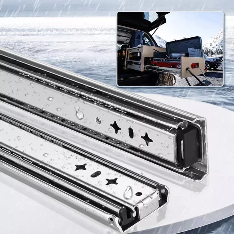 1 Pair 53mm Heavy Duty Drawer  - Drawer Slide Pair 评论和价格