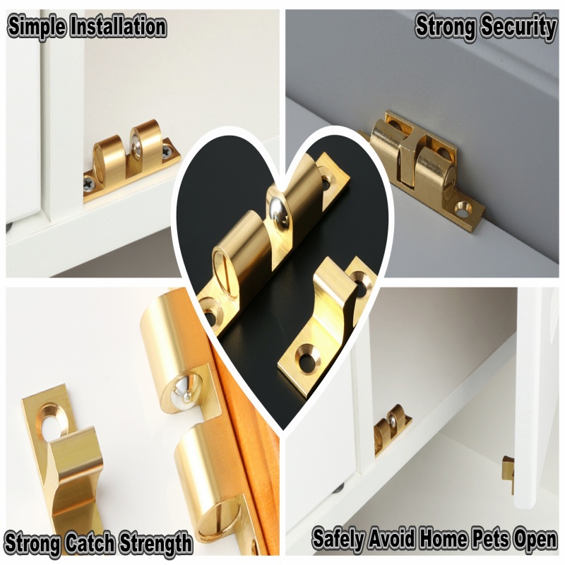 3/6pcs Cabinet Closet Door Bal - Furniture Hardware Supplies 评论和价格