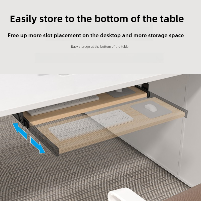 Under Desk Keyboard Tray Slide - Drawer Slide Pair 评论和价格