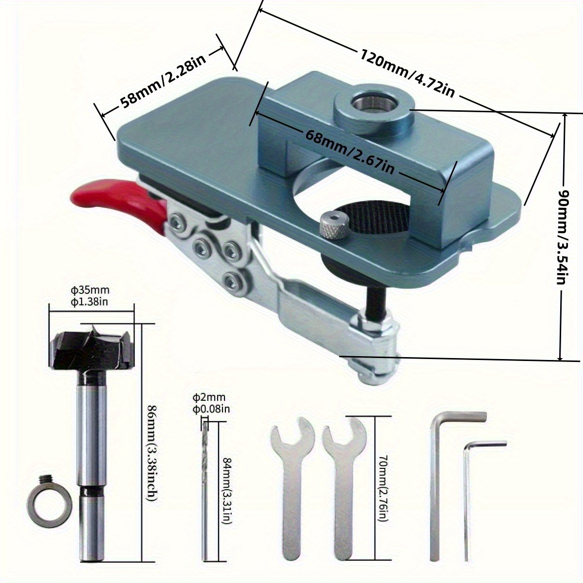 35mm Hinge Jig - Precise Borin - Furniture Hardware Fittings 评论和价格