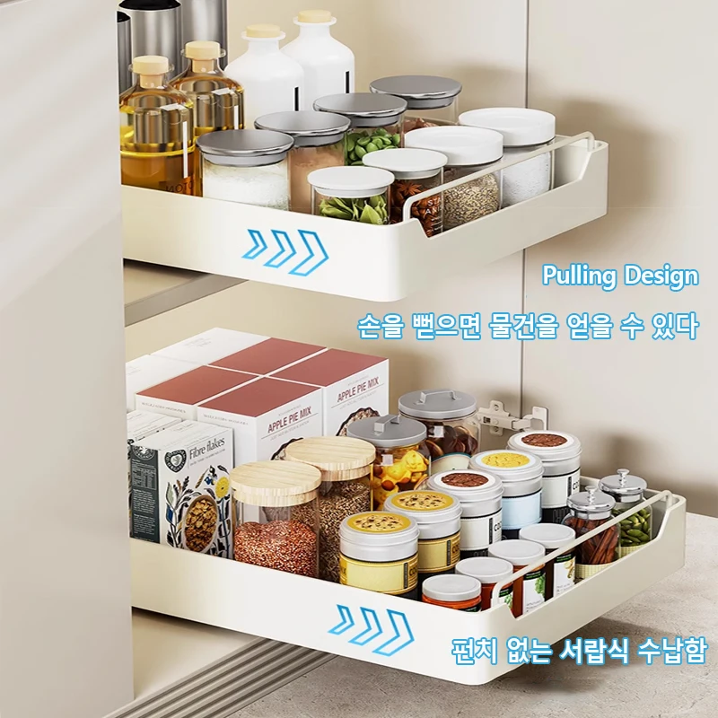 New Kitchen Storage Rack with  - Drawer Slide Pair 评论和价格