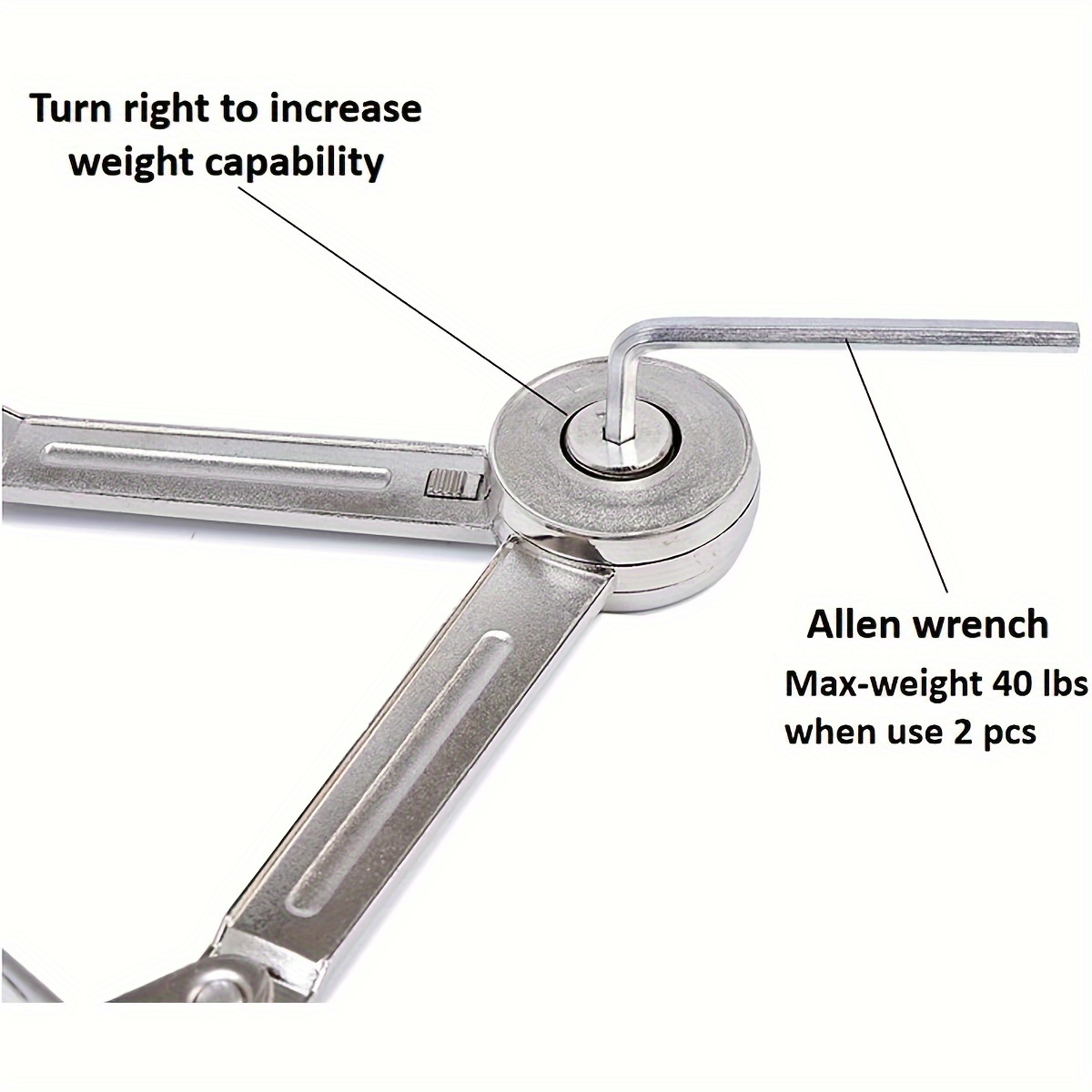 Lid Support Hinge in Satin Nic - Soft Close Hinge 评论和价格