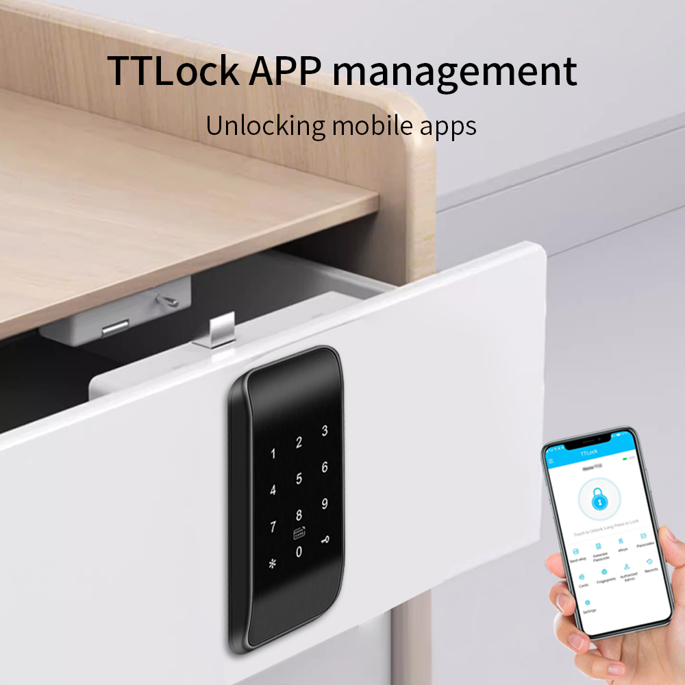 TTLOCK 13.56Mhz Fingerprint Dr - Furniture Hardware Supplies 评论和价格