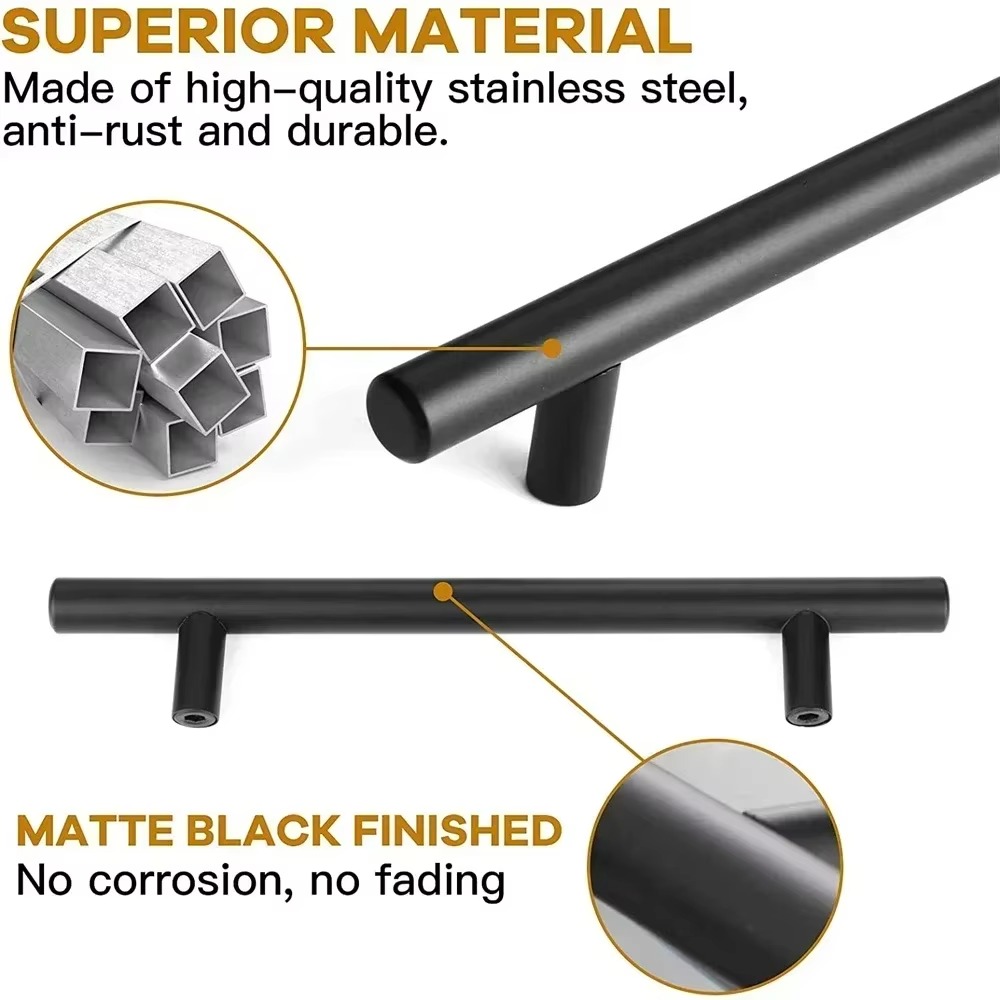 20 PCS Cabinet Pulls Matte Bla - Furniture Hardware Factory 评论和价格