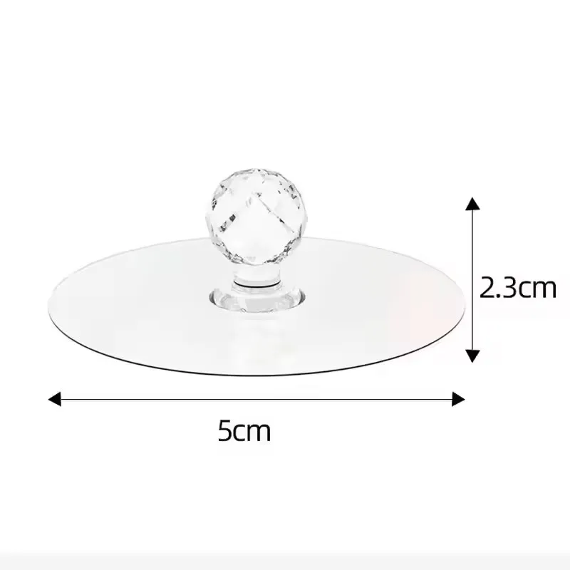 20pcs Transparent Crystal Door - Furniture Hardware Knobs 评论和价格