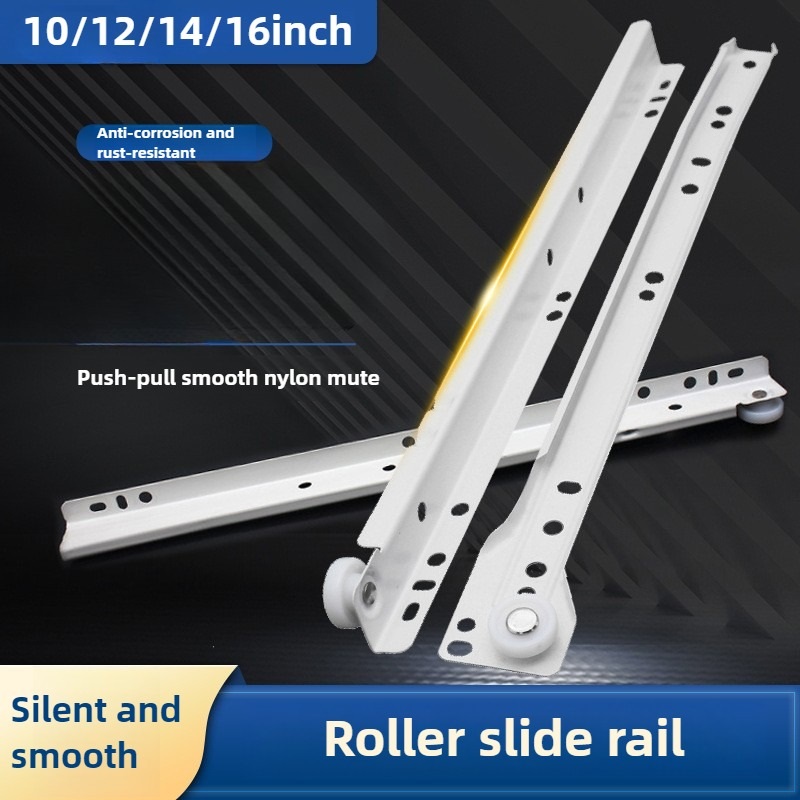 Mute Two Cabinet Rails Drawer  - Drawer Slide Pair 评论和价格